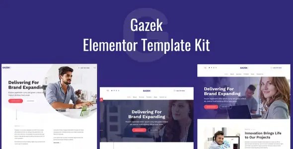 Gazek – Agency Portfolio Elementor Template Kit